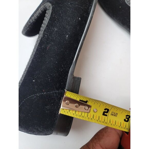 Tallia Enrico Men Black Velvet Slip-On Loafers Size 8.5 - Picture 8 of 10